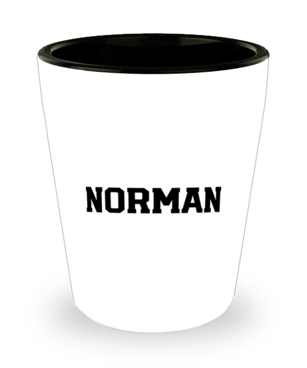 Norman Oklahoma Moving Away Shot Glass Unique Shotglass Men Women