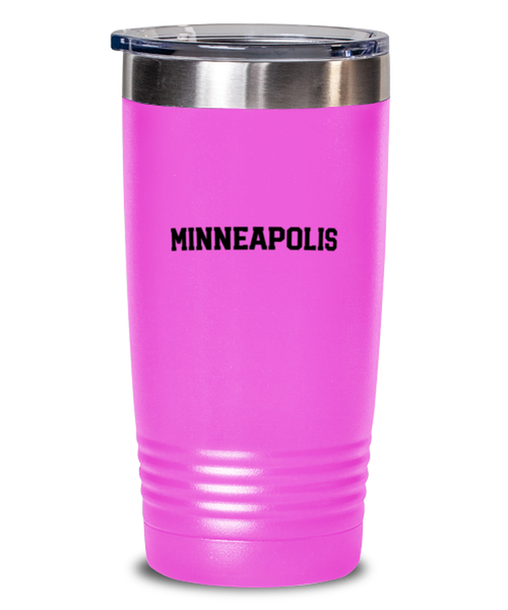 Minneapolis Minnesota Moving Away Travel Coffee Mug Unique Reusable Tumbler Cup Men Women