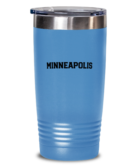 Minneapolis Minnesota Moving Away Travel Coffee Mug Unique Reusable Tumbler Cup Men Women