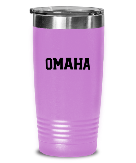 Omaha Nebraska Moving Away Travel Coffee Mug Unique Reusable Tumbler Cup Men Women