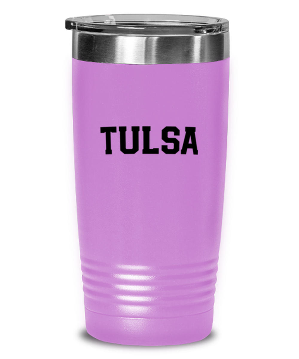 Tulsa Oklahoma Moving Away Travel Coffee Mug Unique Reusable Tumbler Cup Men Women