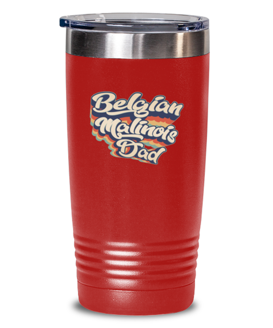 Belgian Malinois Dad Daddy Dog Father Travel Coffee Mug Unique Reusable Tumbler Cup Men Women