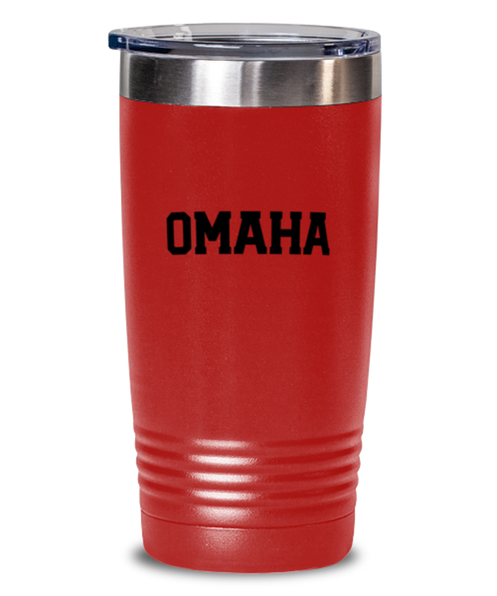 Omaha Nebraska Moving Away Travel Coffee Mug Unique Reusable Tumbler Cup Men Women