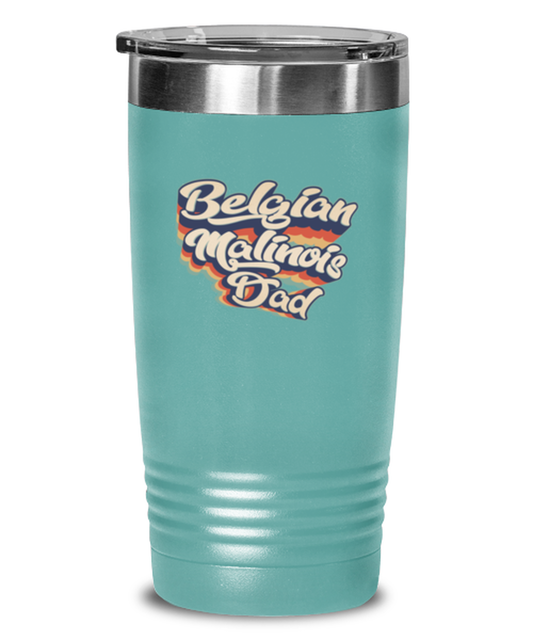 Belgian Malinois Dad Daddy Dog Father Travel Coffee Mug Unique Reusable Tumbler Cup Men Women