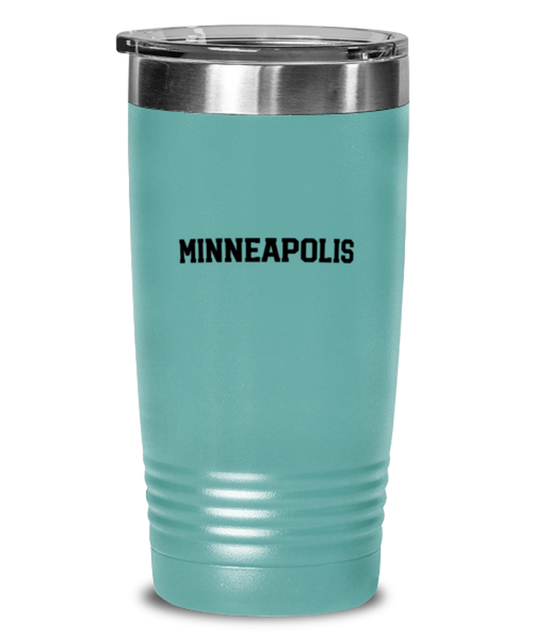 Minneapolis Minnesota Moving Away Travel Coffee Mug Unique Reusable Tumbler Cup Men Women