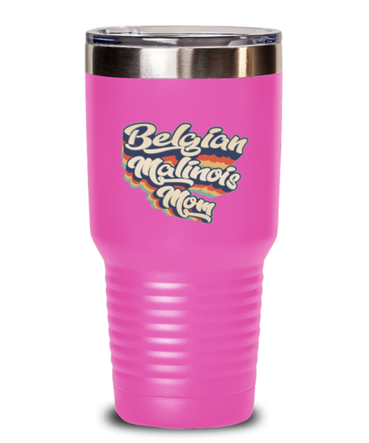 Belgian Malinois Mom Mama Dog Mother Travel Coffee Mug Unique Reusable Tumbler Cup Men Women