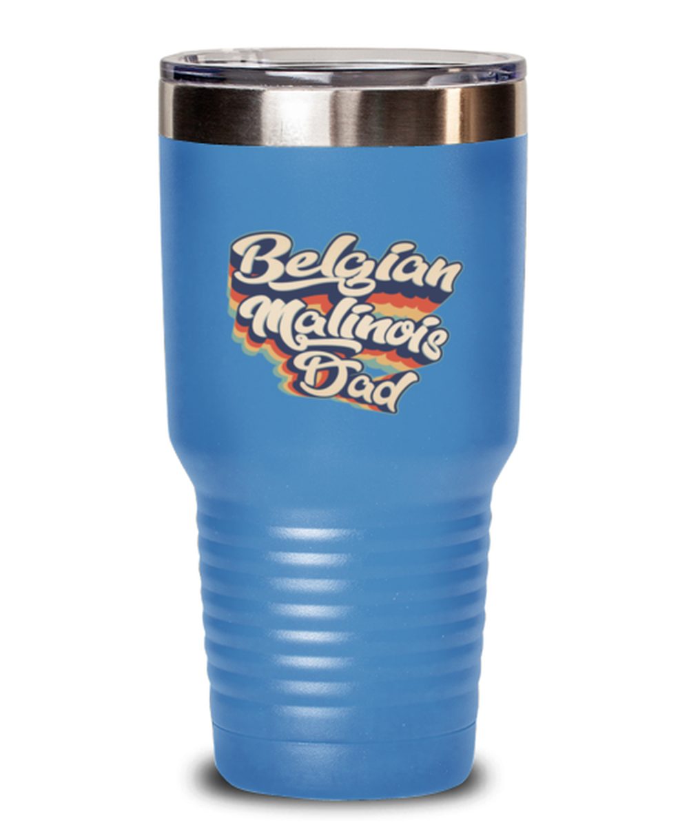 Belgian Malinois Dad Daddy Dog Father Travel Coffee Mug Unique Reusable Tumbler Cup Men Women