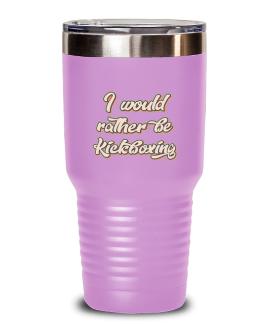 Kickboxing Kickboxer Kick Boxing Lover 70s Retro Travel Coffee Mug Unique Reusable Tumbler Cup Men Women