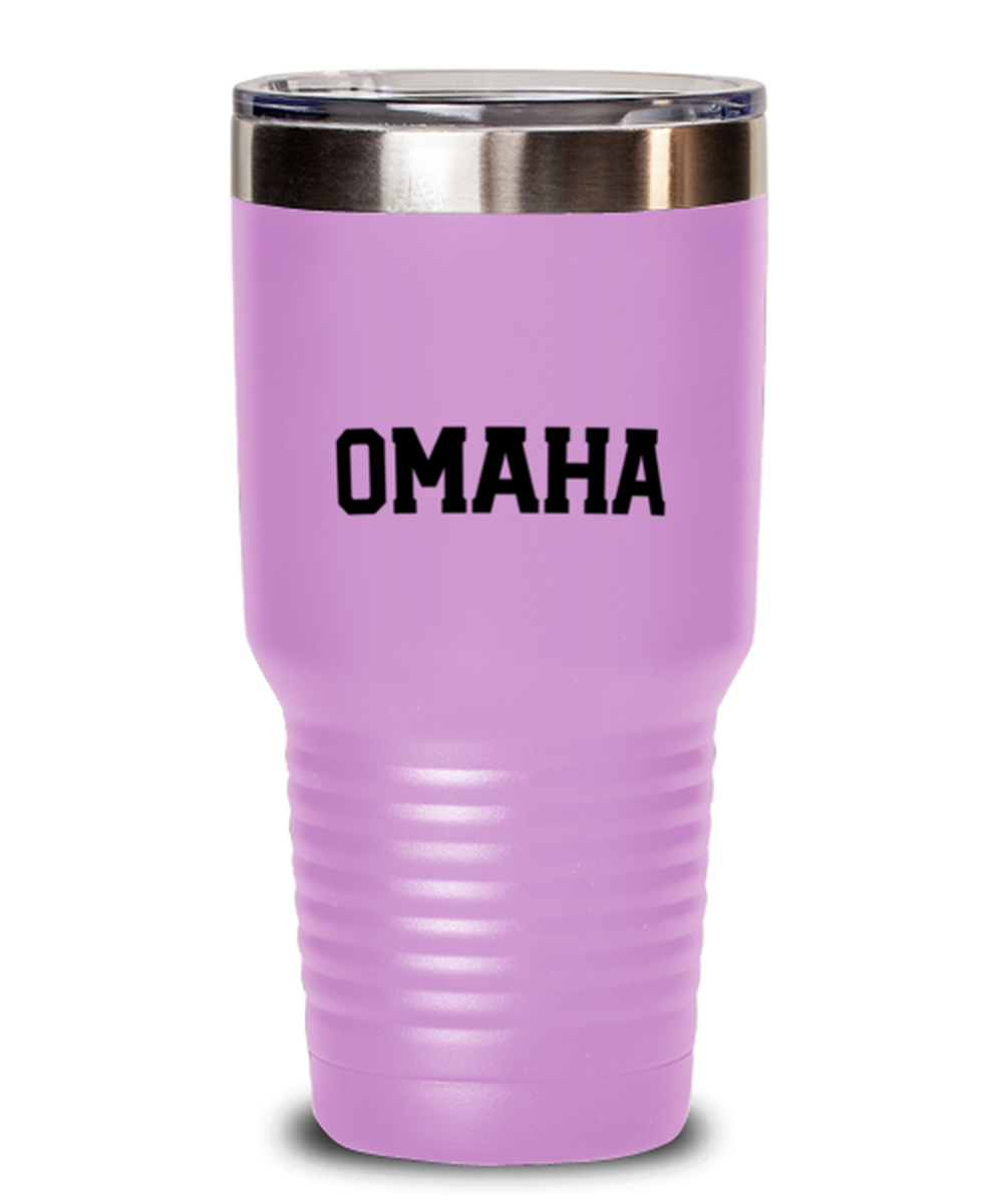 Omaha Nebraska Moving Away Travel Coffee Mug Unique Reusable Tumbler Cup Men Women