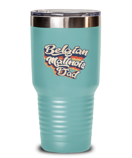 Belgian Malinois Dad Daddy Dog Father Travel Coffee Mug Unique Reusable Tumbler Cup Men Women