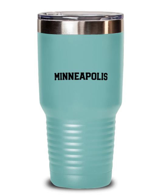 Minneapolis Minnesota Moving Away Travel Coffee Mug Unique Reusable Tumbler Cup Men Women