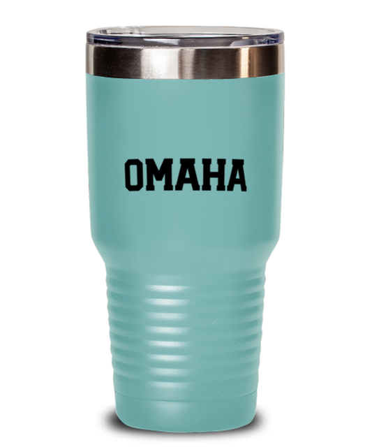 Omaha Nebraska Moving Away Travel Coffee Mug Unique Reusable Tumbler Cup Men Women