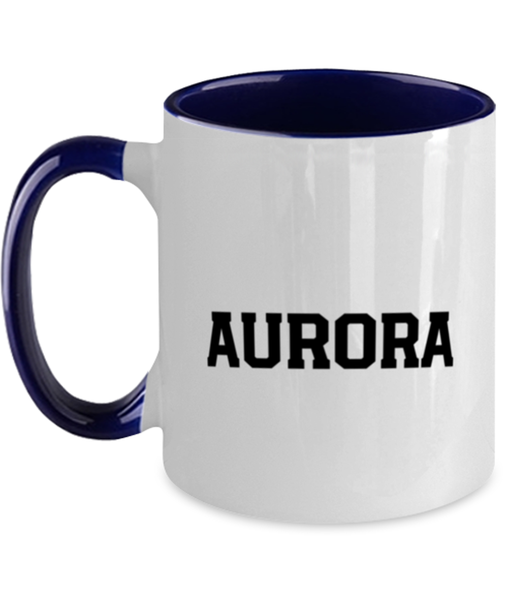 Aurora Colorado Moving Away Navy Handle Coffee Mug Unique Reusable Cup Men Women