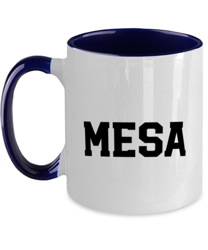 Mesa Arizona Moving Away Navy Handle Coffee Mug Unique Reusable Cup Men Women