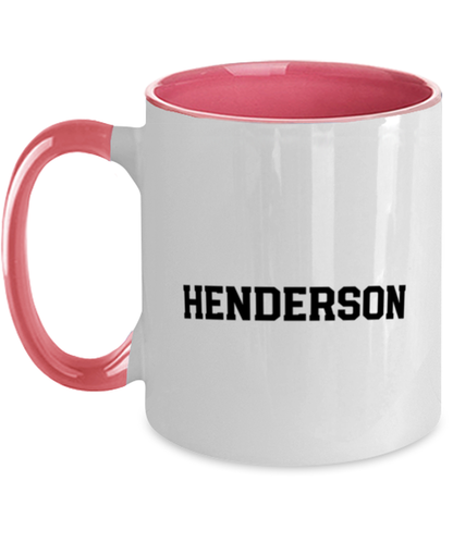 Henderson Nevada Moving Away Pink Handle Coffee Mug Unique Reusable Cup Men Women