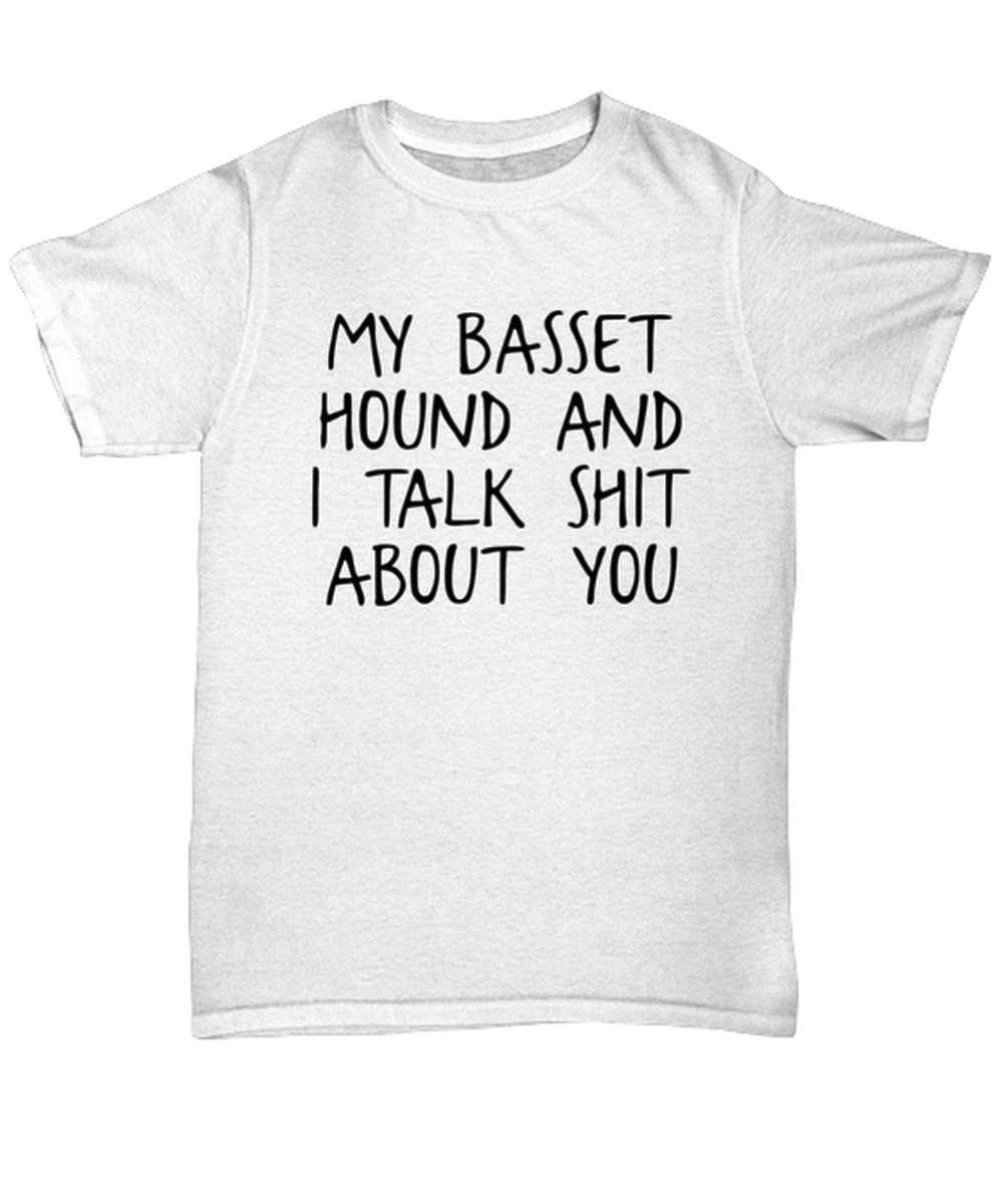 Basset Hound T Shirt Unique Unisex Tshirt Cute Tee