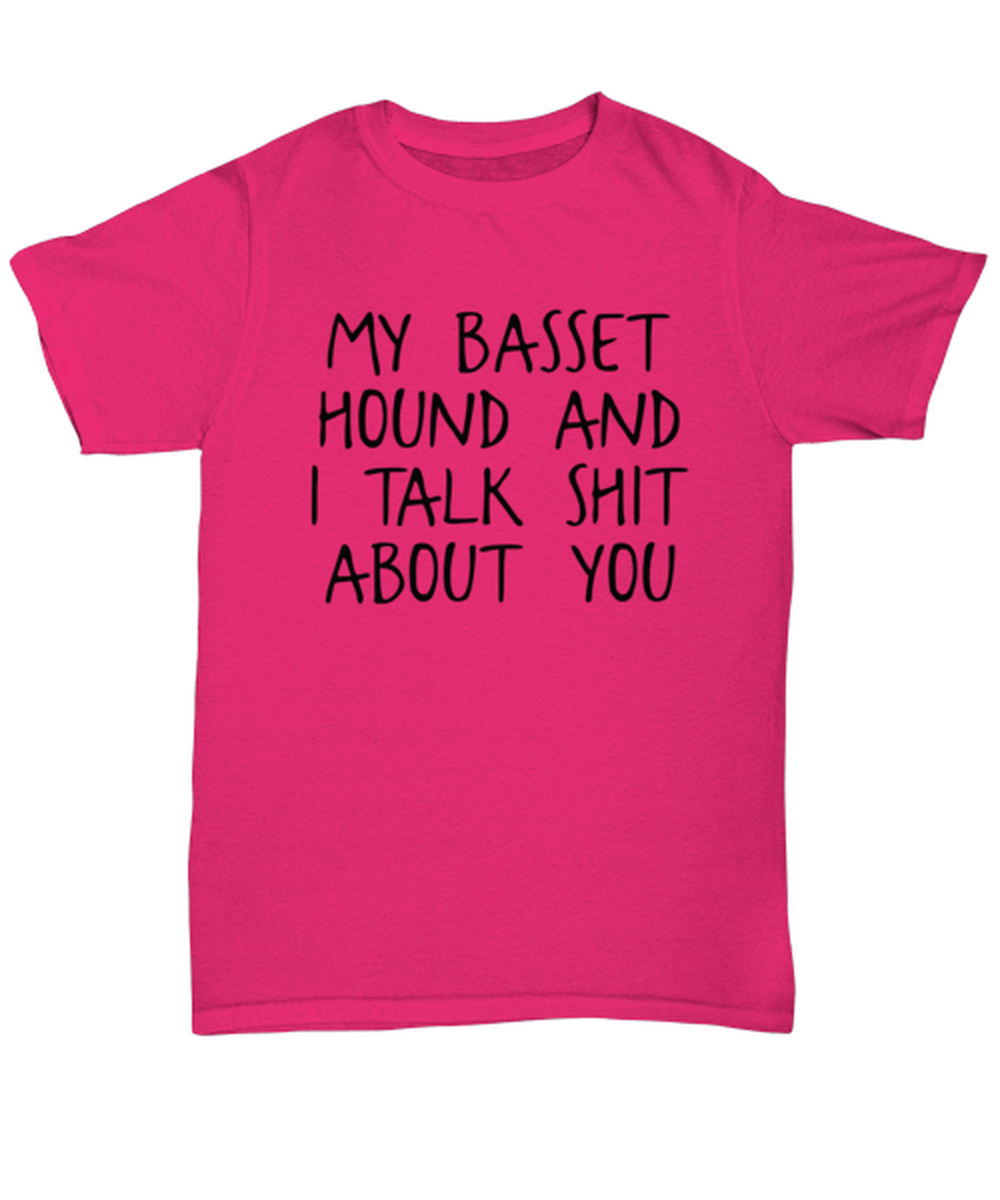 Basset Hound T Shirt Unique Unisex Tshirt Cute Tee