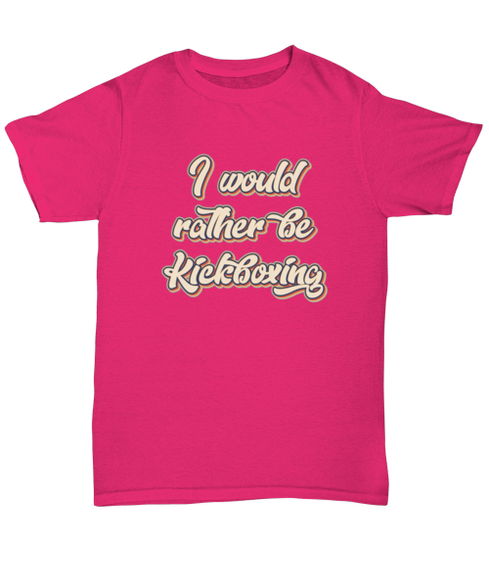 Kickboxing Kickboxer Kick Boxing Lover 70s Retro T Shirt Unique Unisex Tshirt Cute Tee