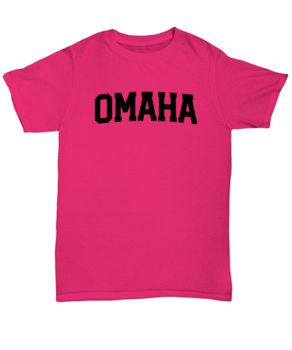 Omaha Nebraska Moving Away T Shirt Unique Unisex Tshirt Cute Tee