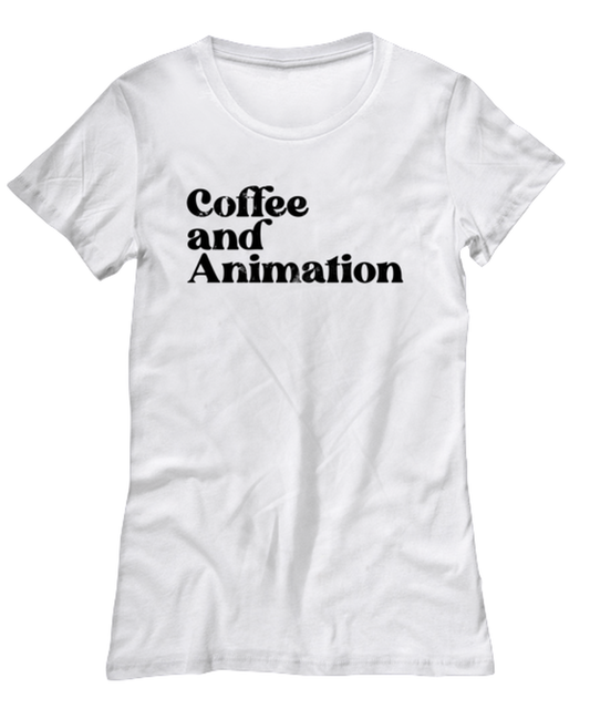 Animation Anime Lover Womens T Shirt Unique Woman Tshirt Cute Tee