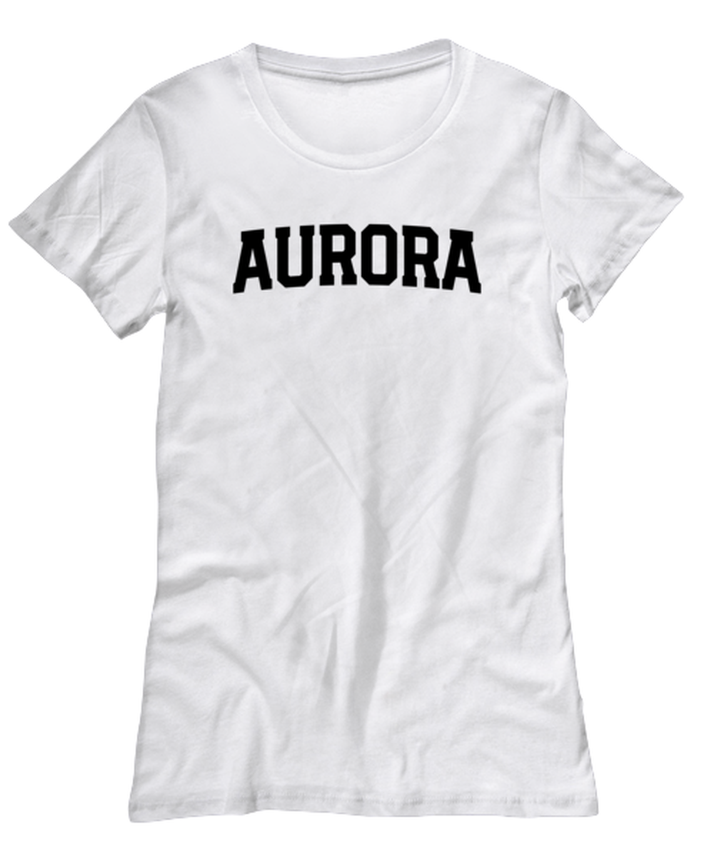 Aurora Colorado Moving Away Womens T Shirt Unique Woman Tshirt Cute Tee