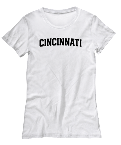 Cincinnati Ohio Moving Away Womens T Shirt Unique Woman Tshirt Cute Tee