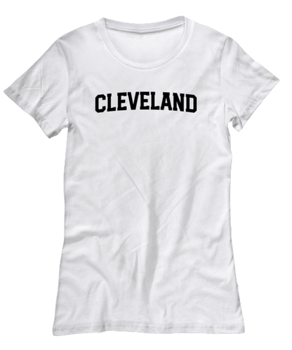 Cleveland Ohio Moving Away Womens T Shirt Unique Woman Tshirt Cute Tee