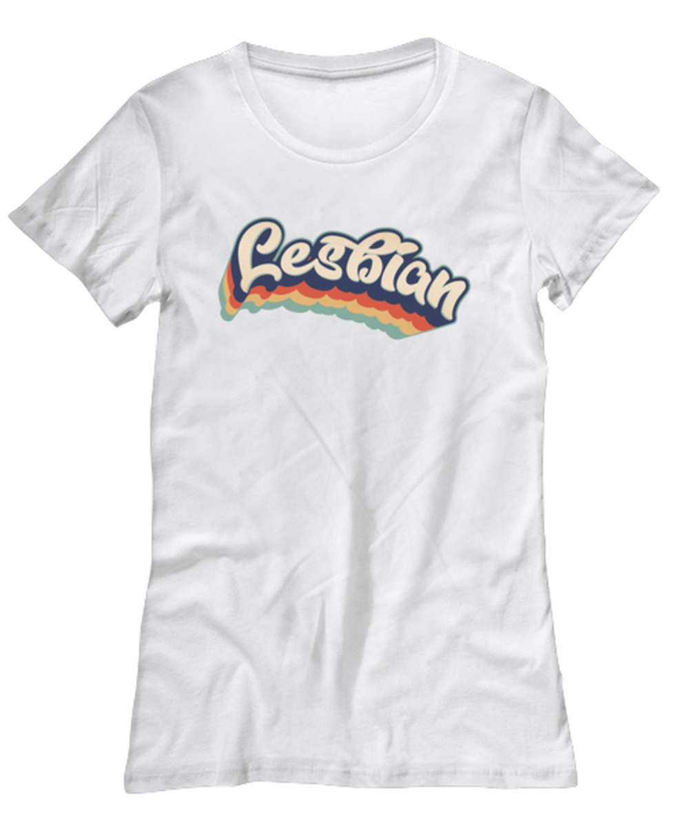 Lesbian Pride Gay LGBT LGBTQ Womens T Shirt Unique Woman Tshirt Cute Tee