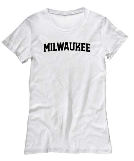 Milwaukee Wisconsin Moving Away Womens T Shirt Unique Woman Tshirt Cute Tee