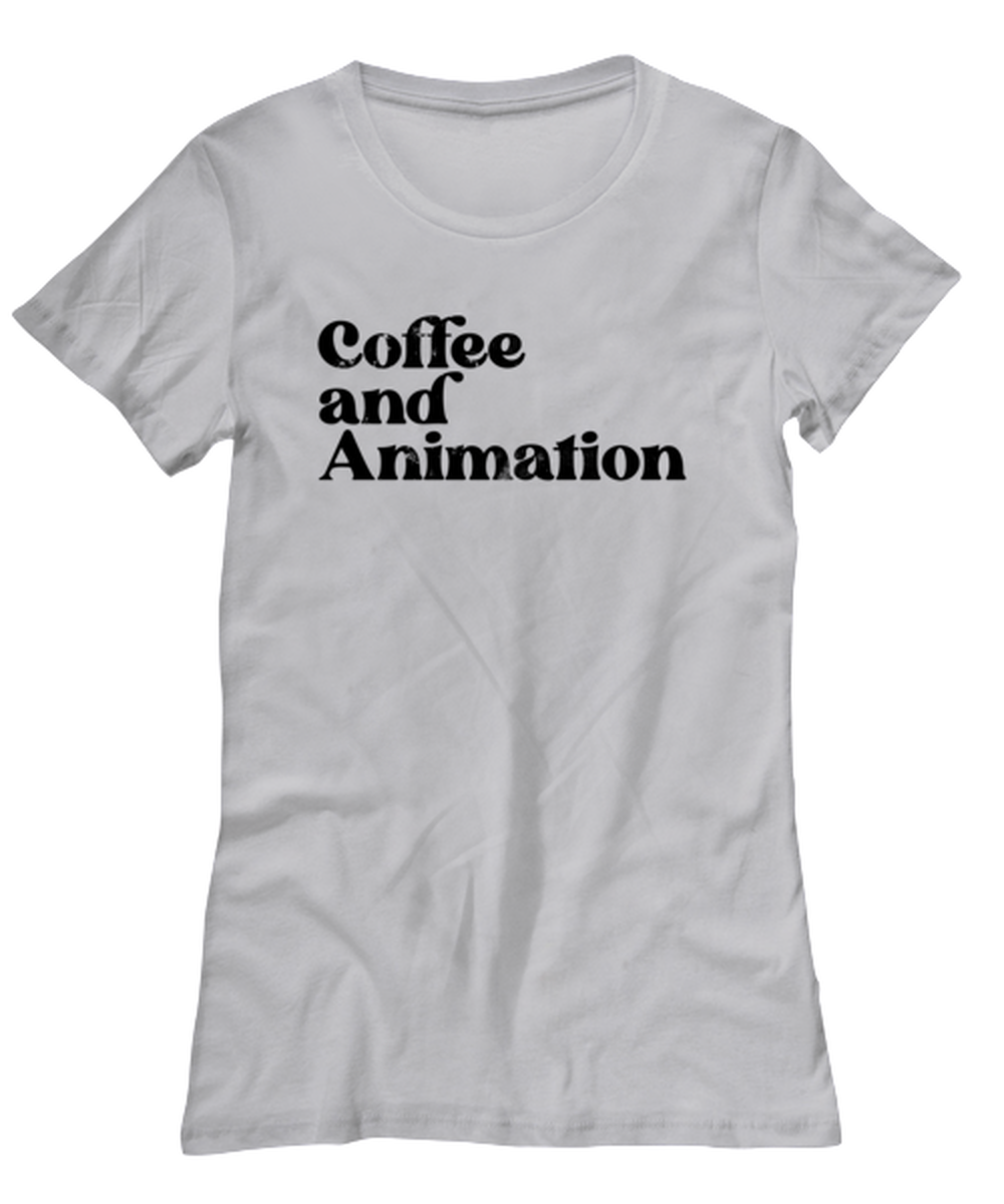 Animation Anime Lover Womens T Shirt Unique Woman Tshirt Cute Tee