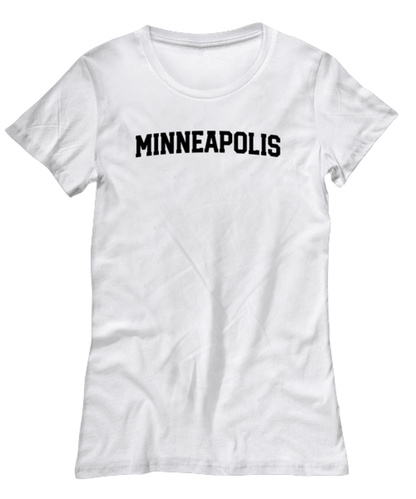 Minneapolis Minnesota Moving Away Womens T Shirt Unique Woman Tshirt Cute Tee