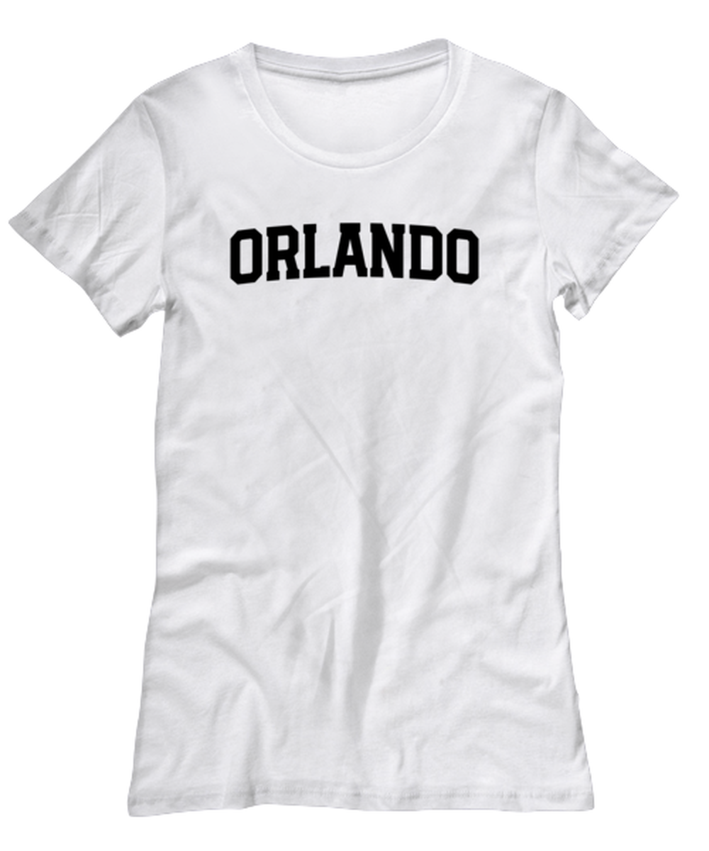 Orlando Florida Moving Away Womens T Shirt Unique Woman Tshirt Cute Tee