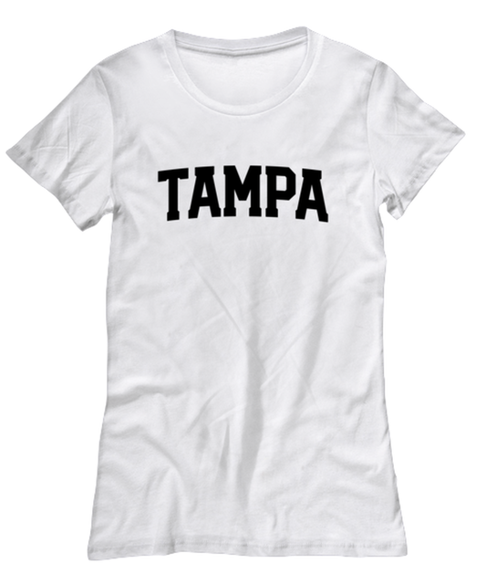 Tampa Florida Moving Away Womens T Shirt Unique Woman Tshirt Cute Tee