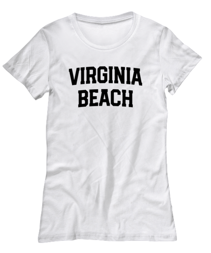 Virginia Beach Moving Away Womens T Shirt Unique Woman Tshirt Cute Tee