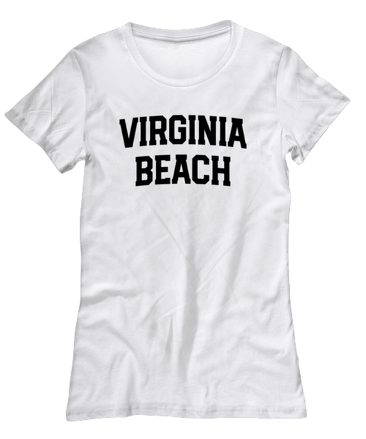 Virginia Beach Moving Away Womens T Shirt Unique Woman Tshirt Cute Tee