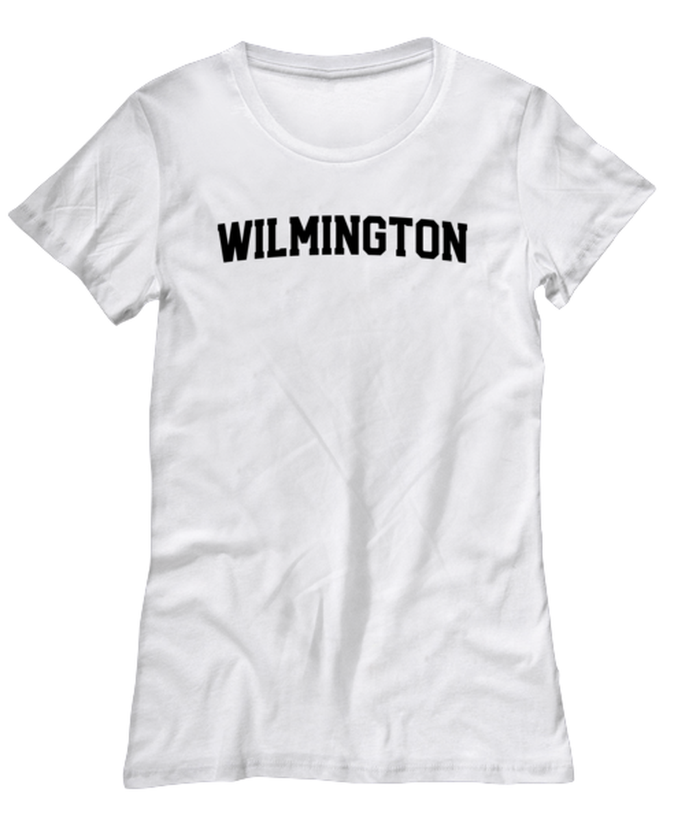 Wilmington North Carolina NC Moving Away Womens T Shirt Unique Woman Tshirt Cute Tee