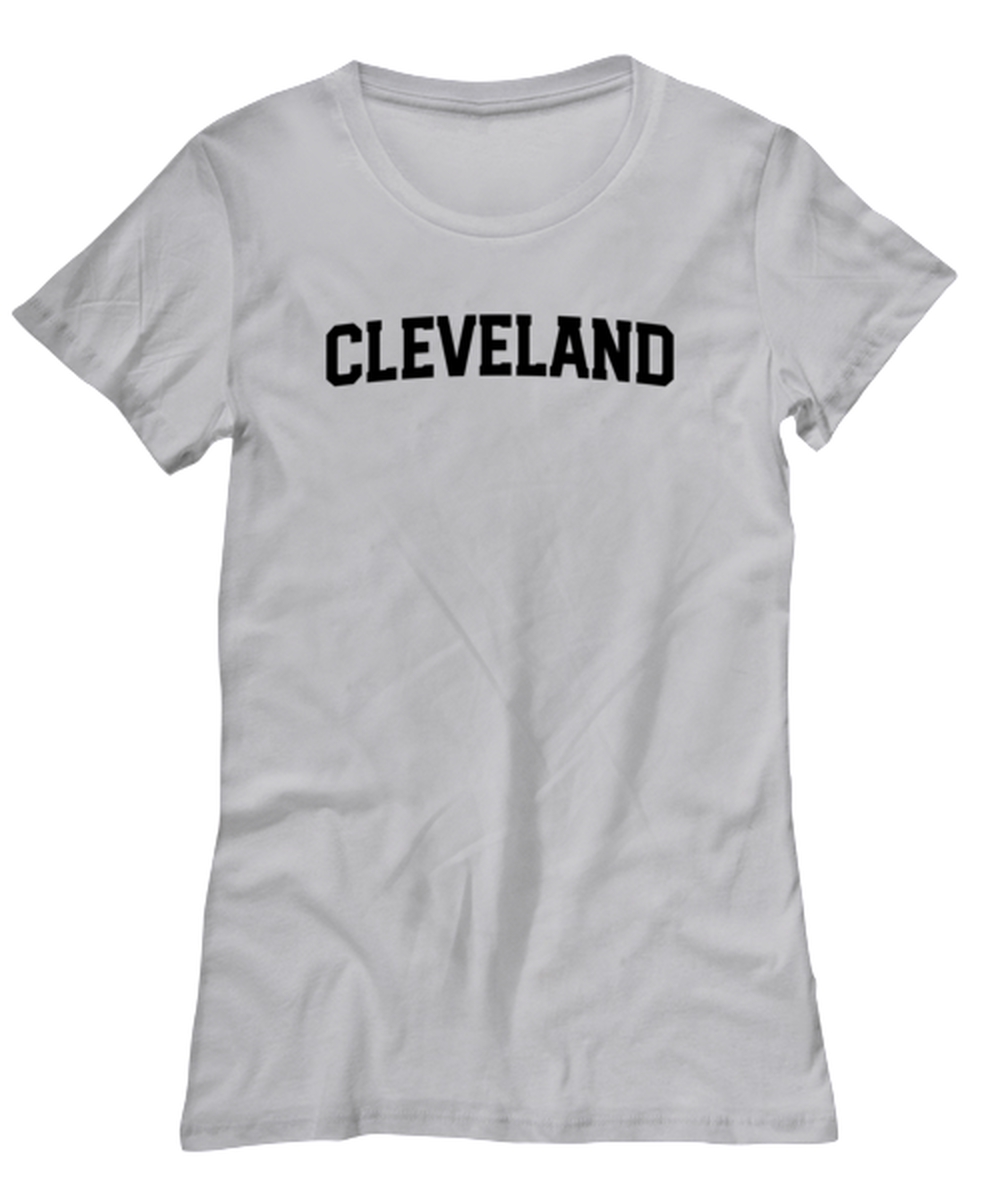 Cleveland Ohio Moving Away Womens T Shirt Unique Woman Tshirt Cute Tee