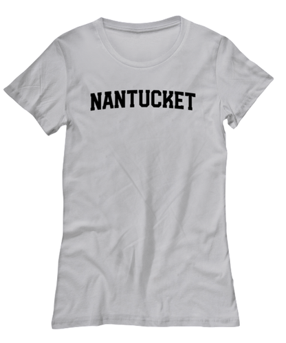 Nantucket Massachusetts Moving Away Womens T Shirt Unique Woman Tshirt Cute Tee