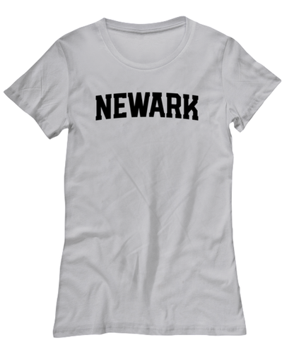 Newark New Jersey NJ Moving Away Womens T Shirt Unique Woman Tshirt Cute Tee