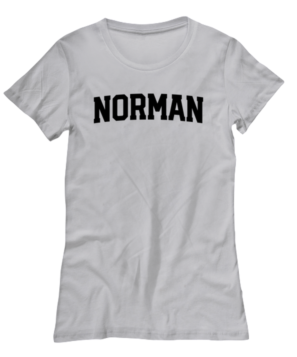 Norman Oklahoma Moving Away Womens T Shirt Unique Woman Tshirt Cute Tee