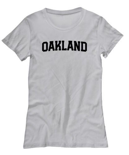 Oakland California Moving Away Womens T Shirt Unique Woman Tshirt Cute Tee