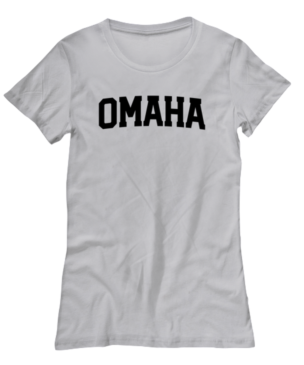 Omaha Nebraska Moving Away Womens T Shirt Unique Woman Tshirt Cute Tee