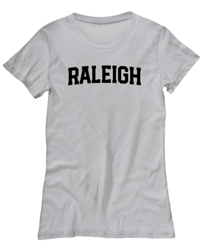 Raleigh North Carolina NC Moving Away Womens T Shirt Unique Woman Tshirt Cute Tee