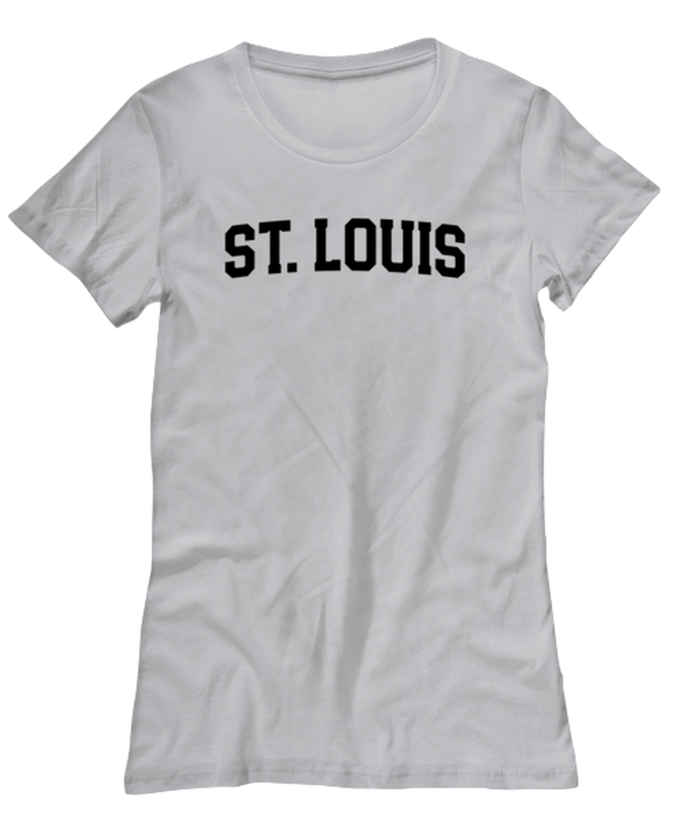 St. Louis Missouri Moving Away Womens T Shirt Unique Woman Tshirt Cute Tee