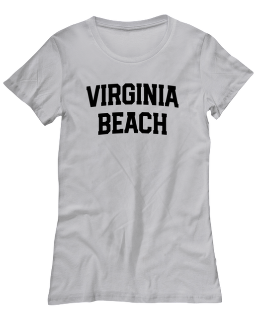 Virginia Beach Moving Away Womens T Shirt Unique Woman Tshirt Cute Tee