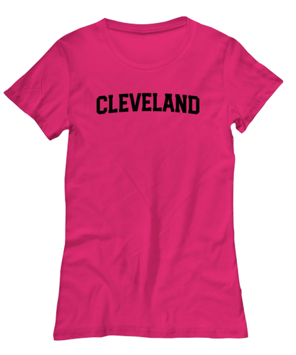 Cleveland Ohio Moving Away Womens T Shirt Unique Woman Tshirt Cute Tee