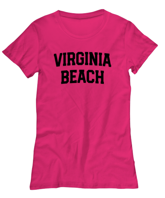 Virginia Beach Moving Away Womens T Shirt Unique Woman Tshirt Cute Tee