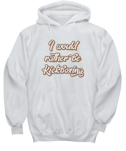 Kickboxing Kickboxer Kick Boxing Lover 70s Retro Hoodie Shirt Unique Cute Hooded Tshirt Sweatshirt