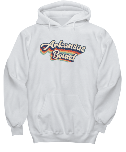 Moving to Arkansas Retro 70s Hoodie Shirt Unique Cute Hooded Tshirt Sweatshirt