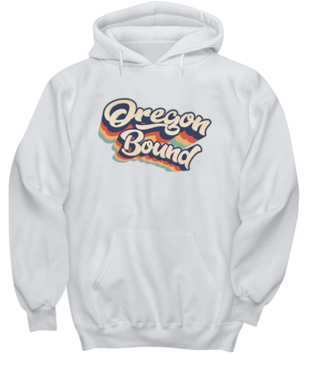 Moving to Oregon Retro 70s Hoodie Shirt Unique Cute Hooded Tshirt Sweatshirt